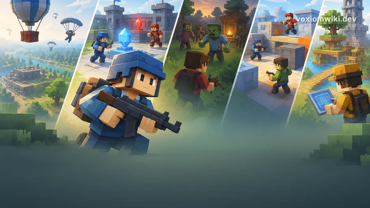 Voxiom Game Modes Explained: BR, CTG, Survival & FFA