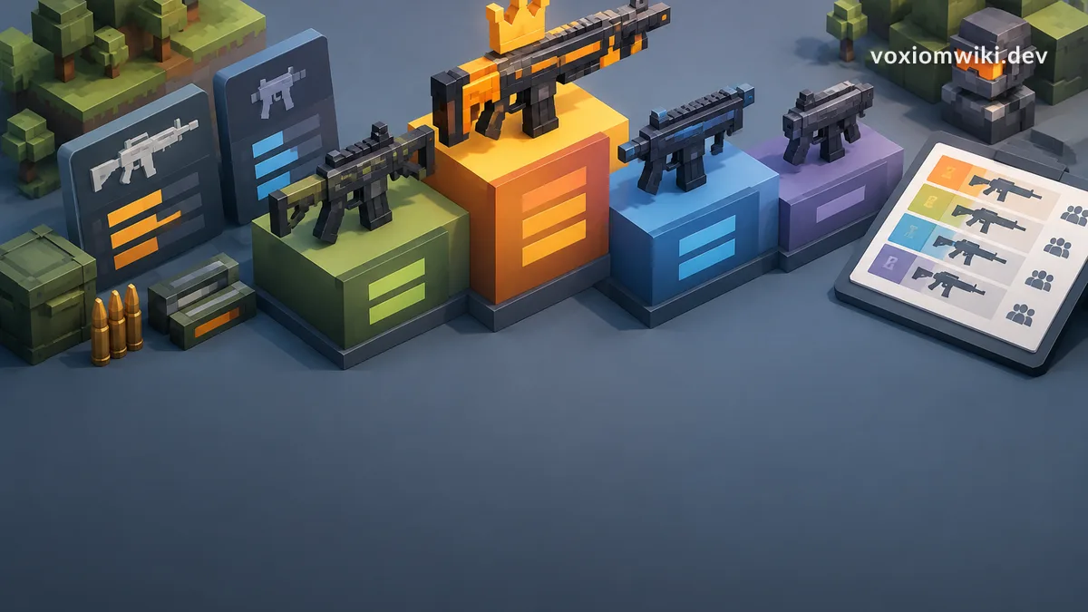 Voxiom Weapon Tier List & Damage Tables (All Guns)